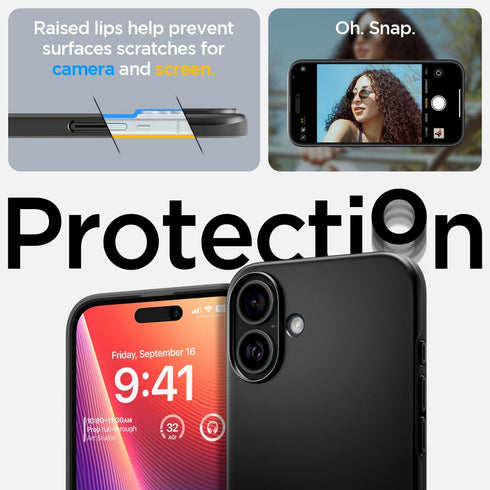 Spigen iPhone 16 Case Thin Fit MAGFIT